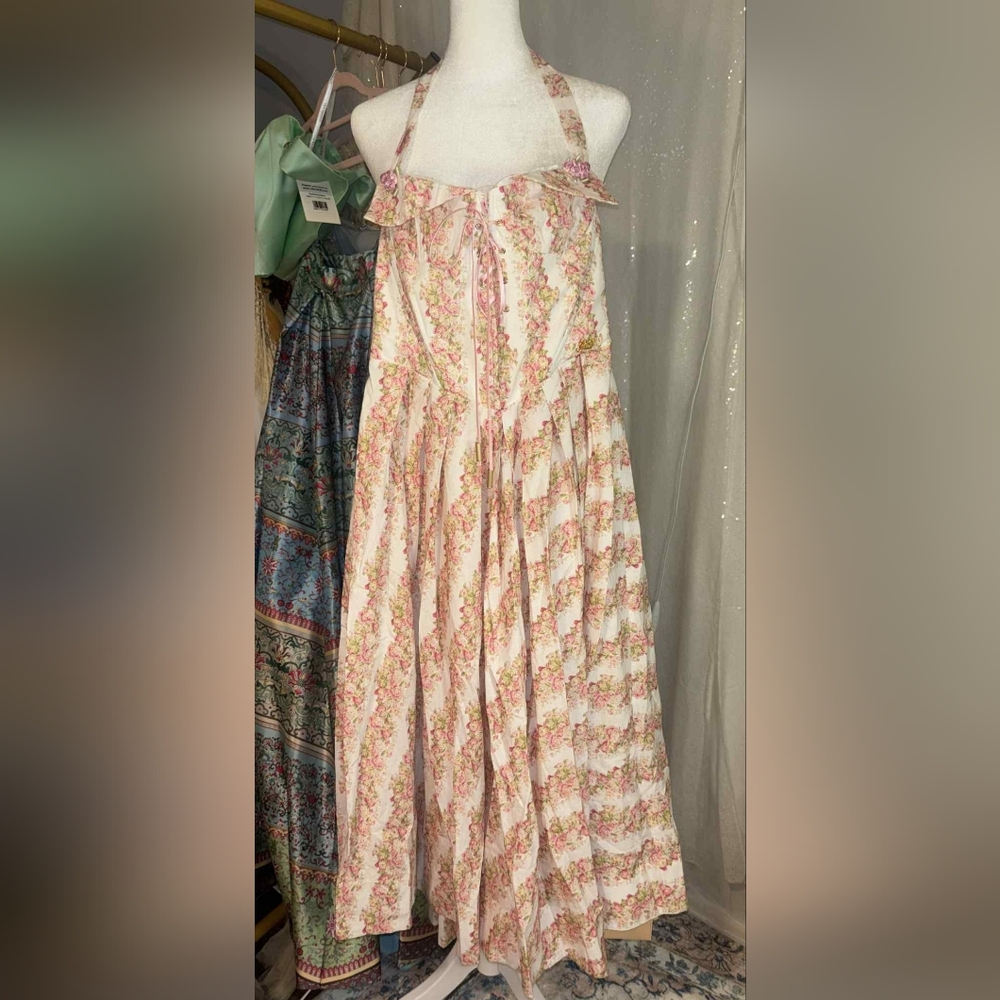 NWT Lacemade Tuscany Rose Corset Dress - Picture 12 of 14